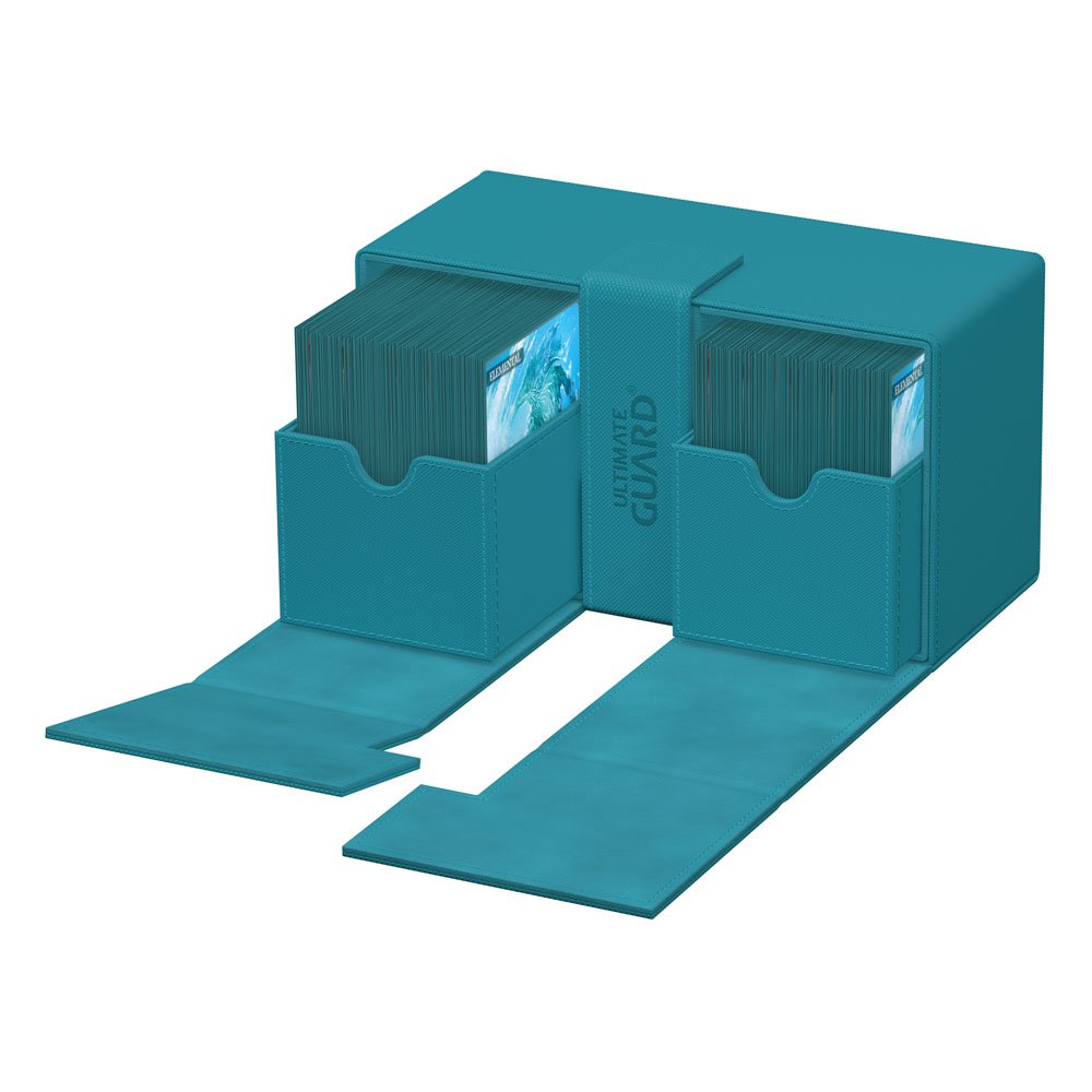 Ultimate Guard Twin Flip'n'Tray 200+ Xenoskin Petrol Ultimate Guard