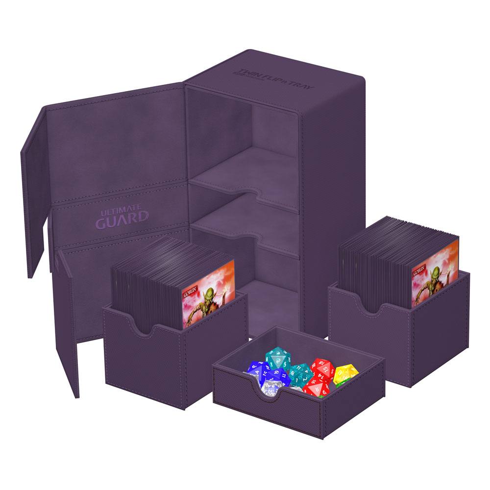 Ultimate Guard Twin Flip'n'Tray 200+ Xenoskin Purple Ultimate Guard