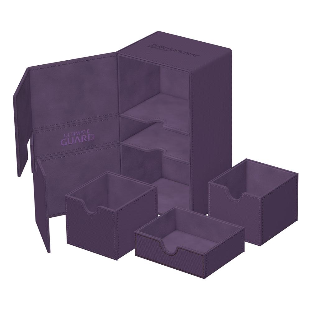 Ultimate Guard Twin Flip'n'Tray 200+ Xenoskin Purple Ultimate Guard