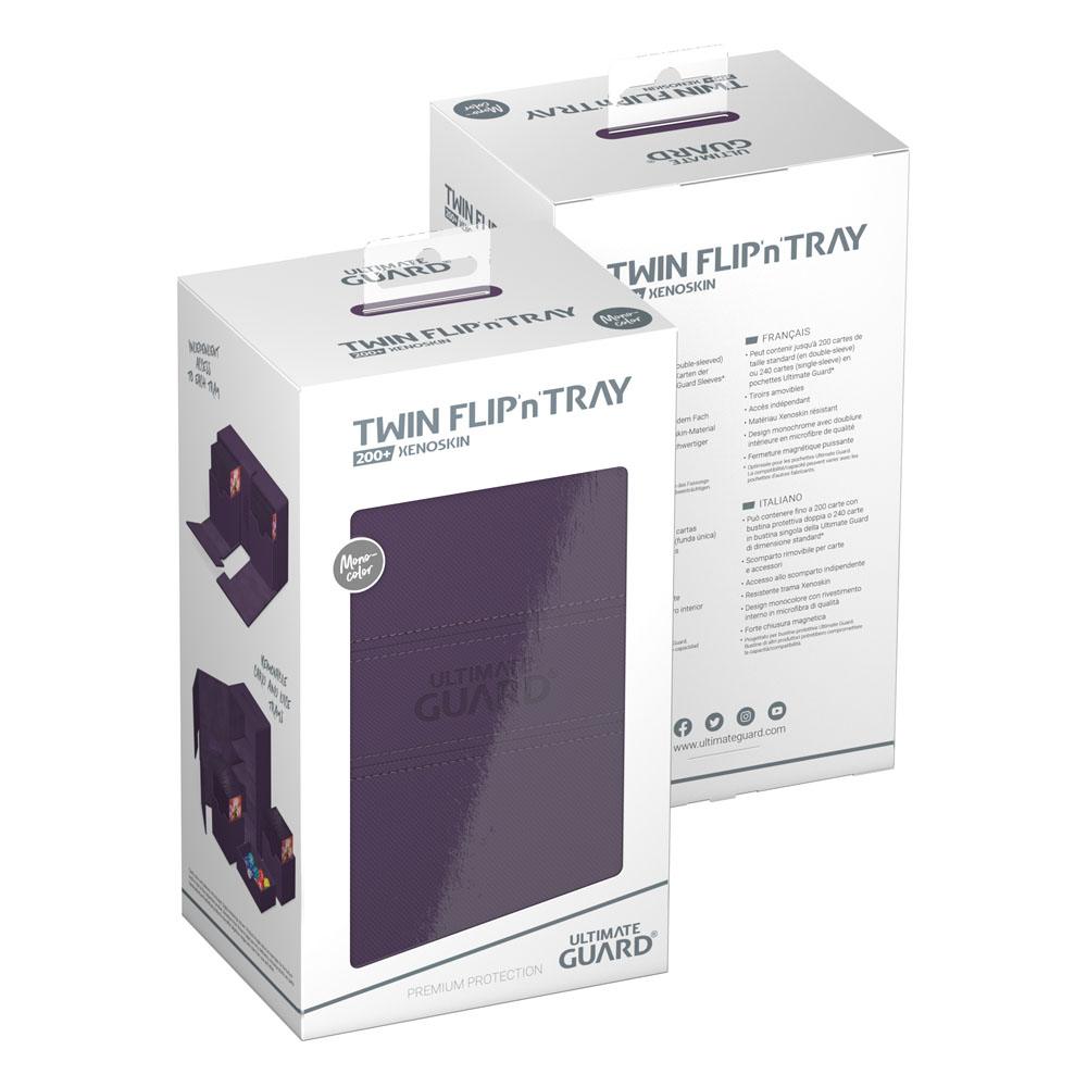Ultimate Guard Twin Flip'n'Tray 200+ Xenoskin Purple Ultimate Guard