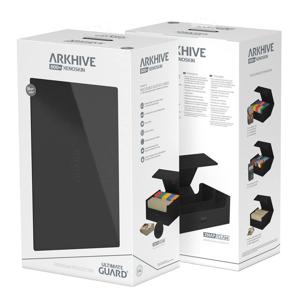 Ultimate Guard Arkhive 800+ Xenoskin Black Ultimate Guard