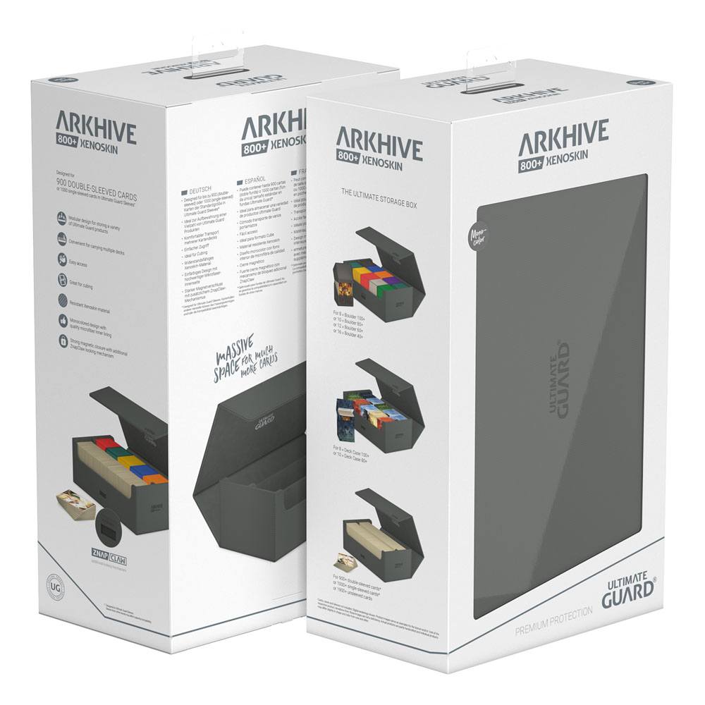 Ultimate Guard Arkhive 800+ Xenoskin Grey Ultimate Guard