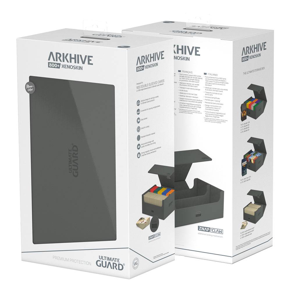 Ultimate Guard Arkhive 800+ Xenoskin Grey Ultimate Guard