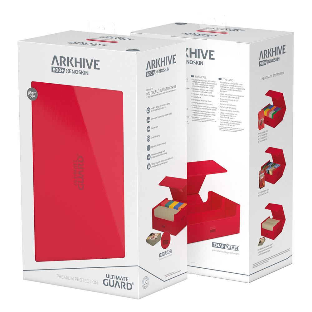 Ultimate Guard Arkhive 800+ Xenoskin Red Ultimate Guard