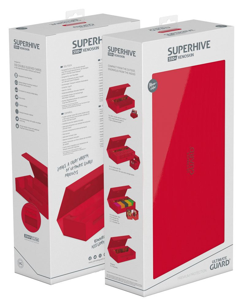 Ultimate Guard Superhive 550+ Xenoskin Red Ultimate Guard