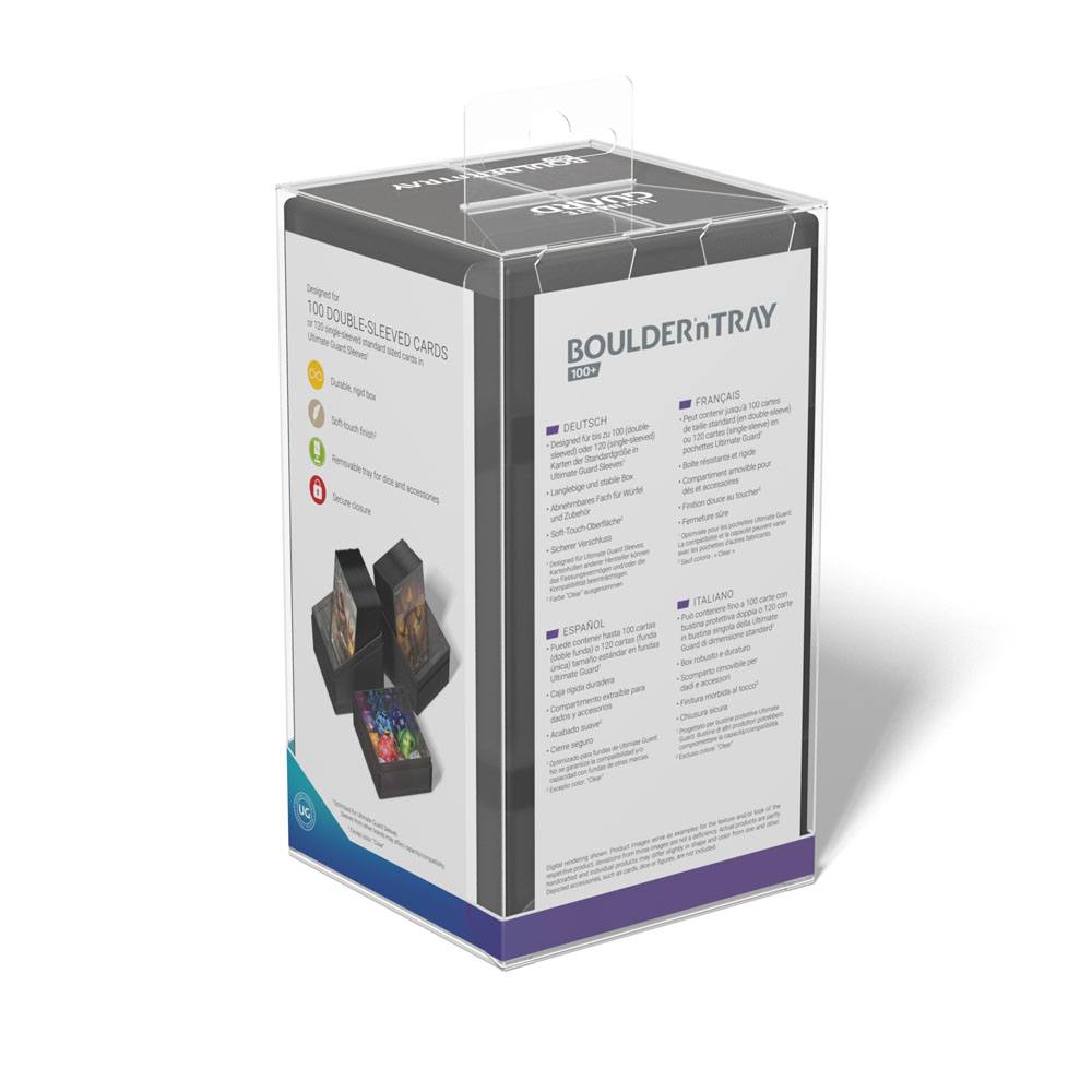 Ultimate Guard Boulder'n'Tray 100+ Onyx Ultimate Guard