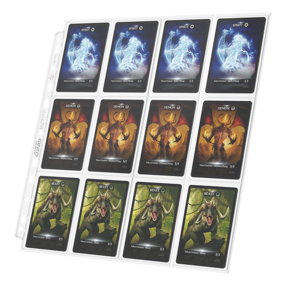 Ultimate Guard 24 Pocket QuadRow Pages Side Loading 10 Transparent Ultimate Guard