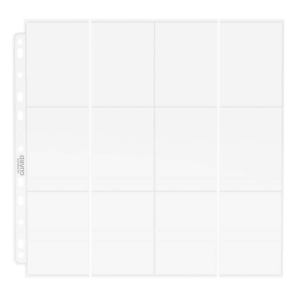 Ultimate Guard 24 Pocket QuadRow Pages Side Loading 10 Transparent Ultimate Guard