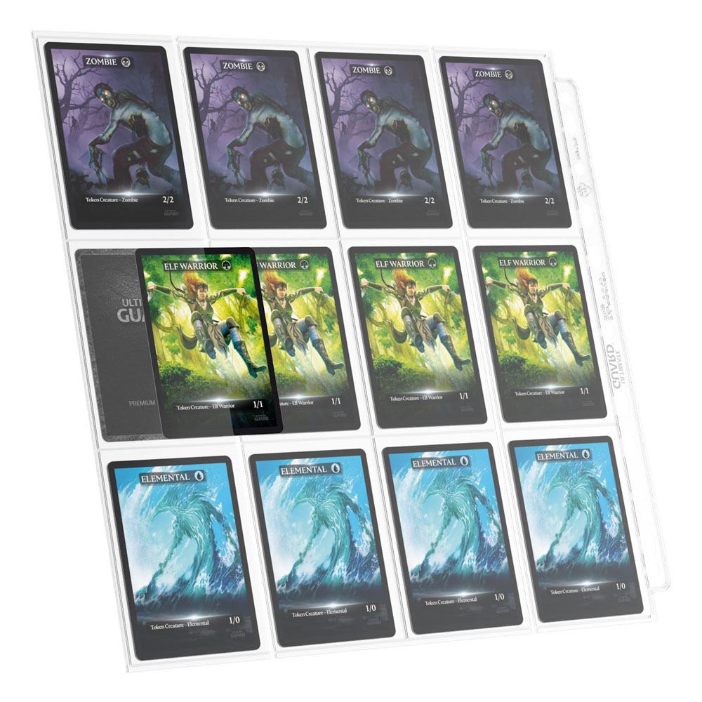 Ultimate Guard 24 Pocket QuadRow Pages Side Loading 10 Transparent Ultimate Guard