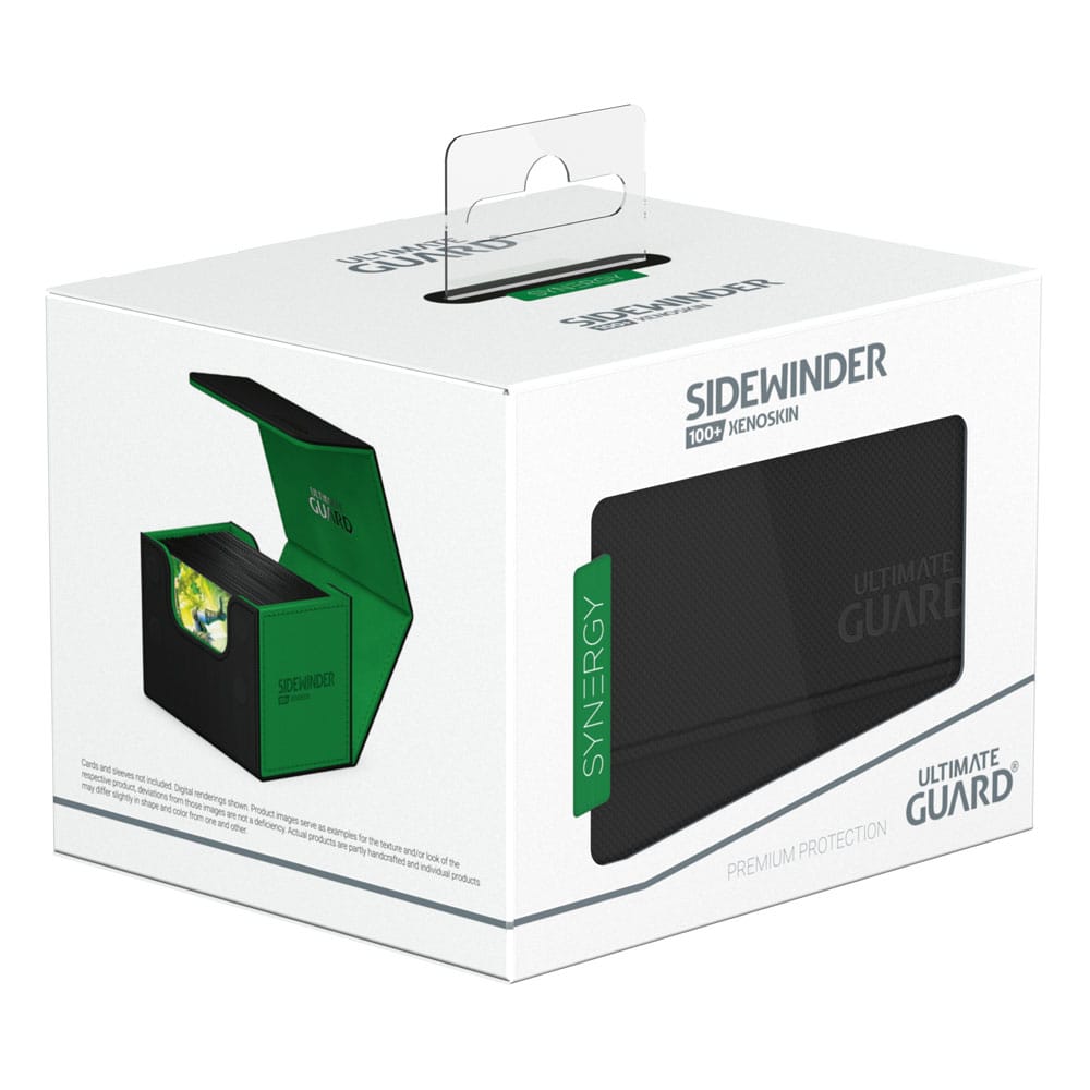 Ultimate Guard Sidewinder 100+ Xenoskin Synergy Black/Green Ultimate Guard
