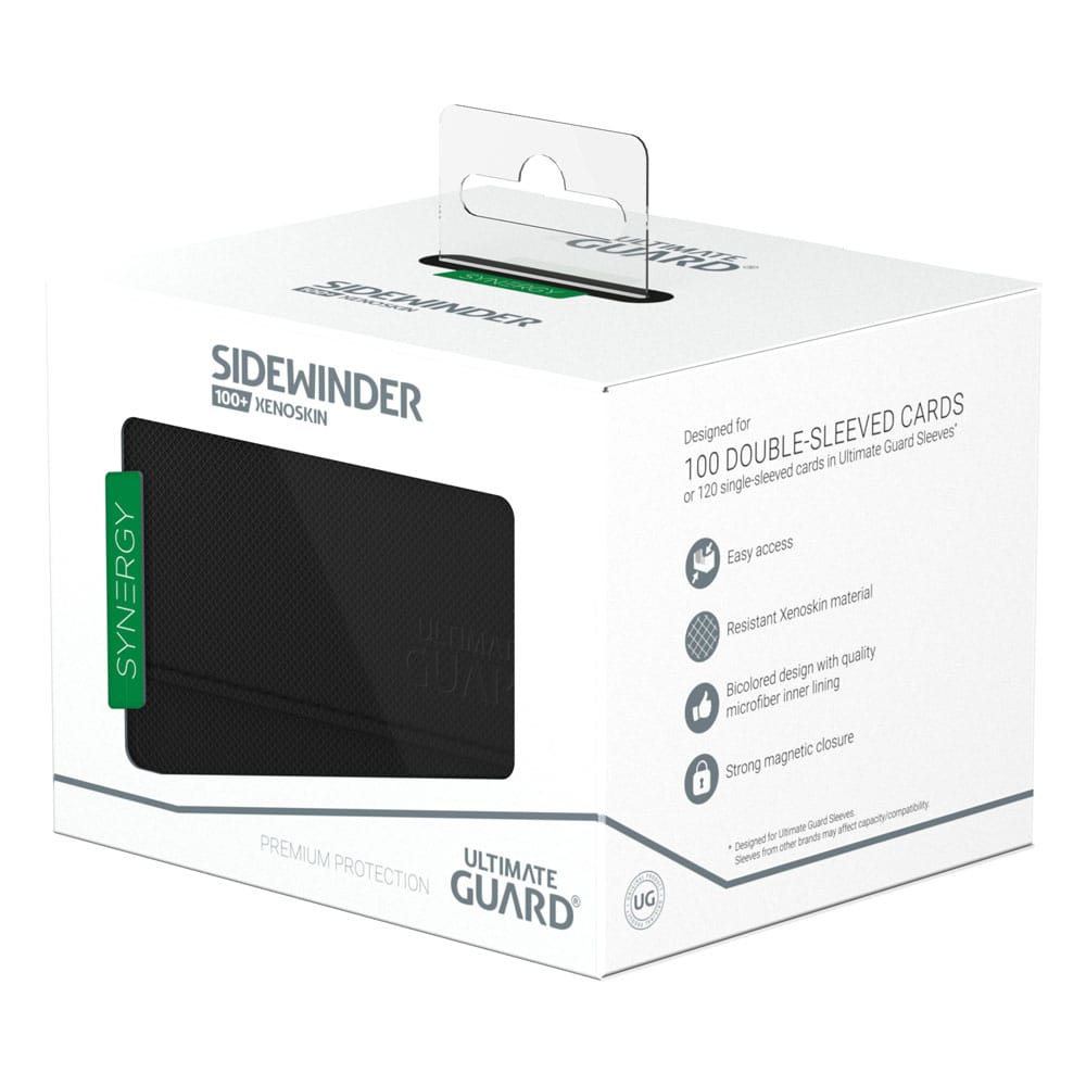 Ultimate Guard Sidewinder 100+ Xenoskin Synergy Black/Green Ultimate Guard