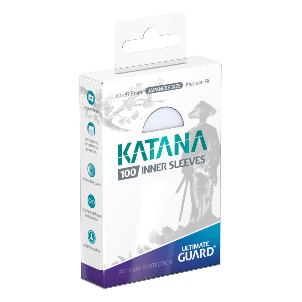 Ultimate Guard Katana Inner Sleeves Japanese Size 100 Ultimate Guard