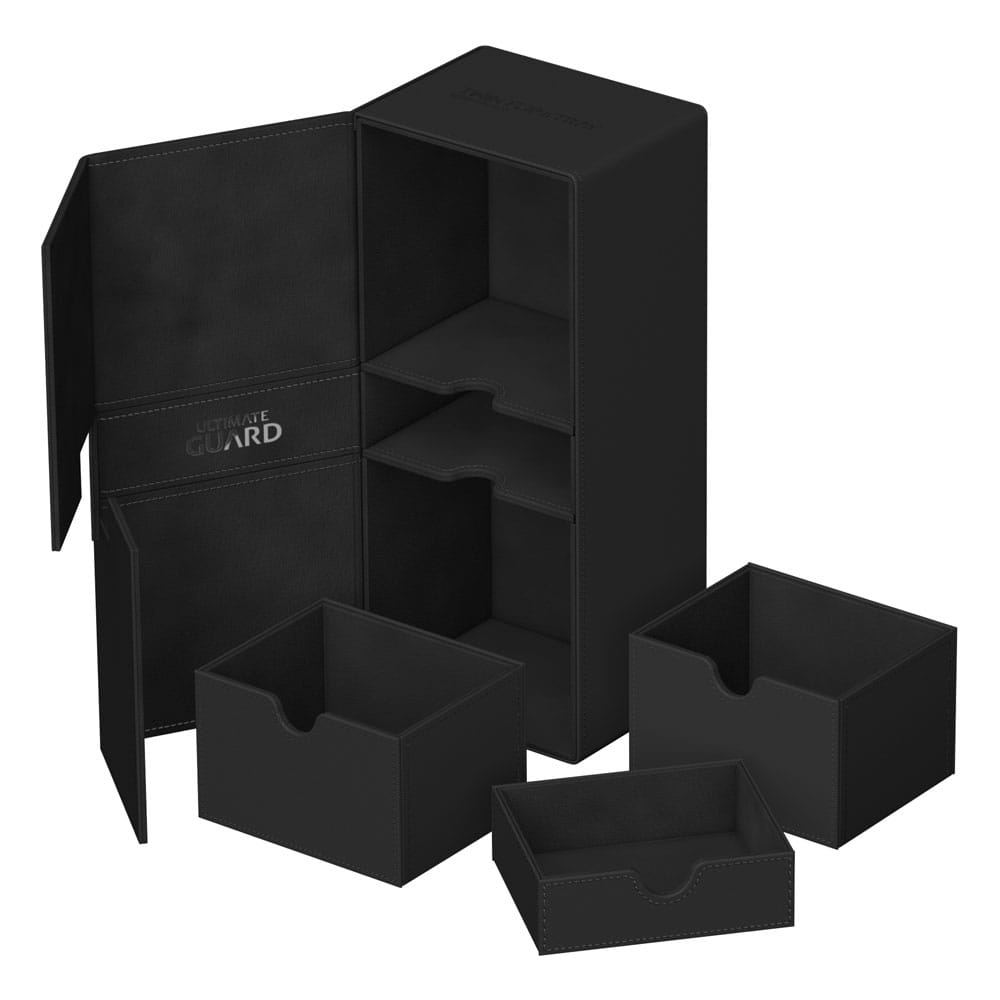 Ultimate Guard Twin Flip'n'Tray 266+ Xenoskin Black Ultimate Guard
