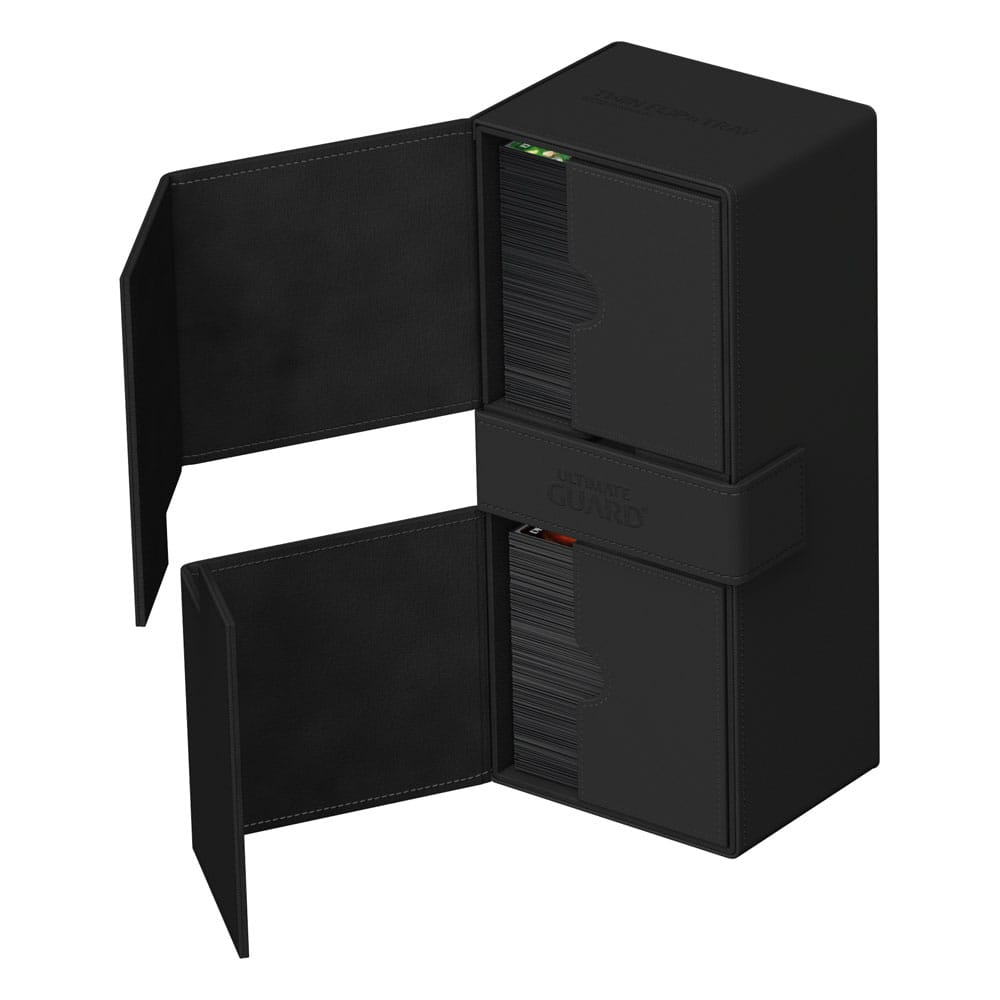 Ultimate Guard Twin Flip'n'Tray 266+ Xenoskin Black Ultimate Guard