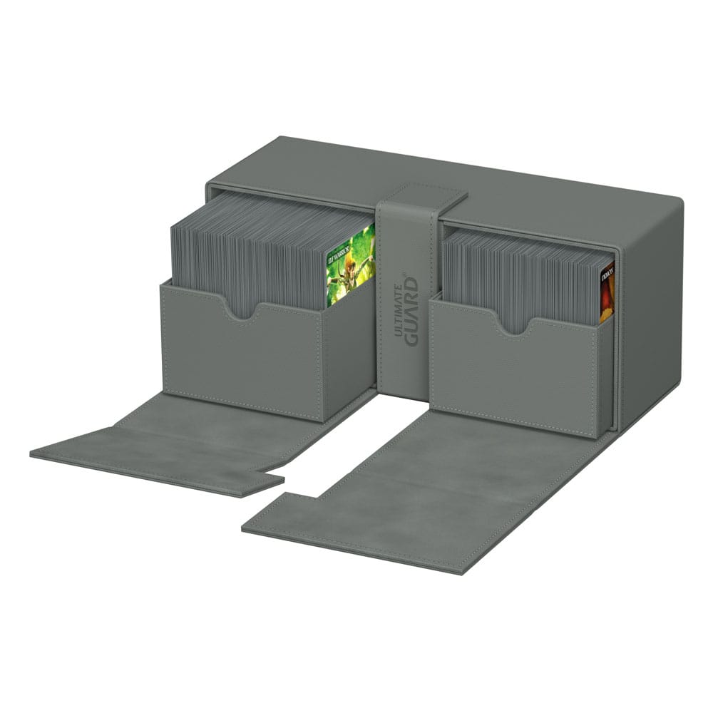 Ultimate Guard Twin Flip'n'Tray 266+ Xenoskin Grey Ultimate Guard