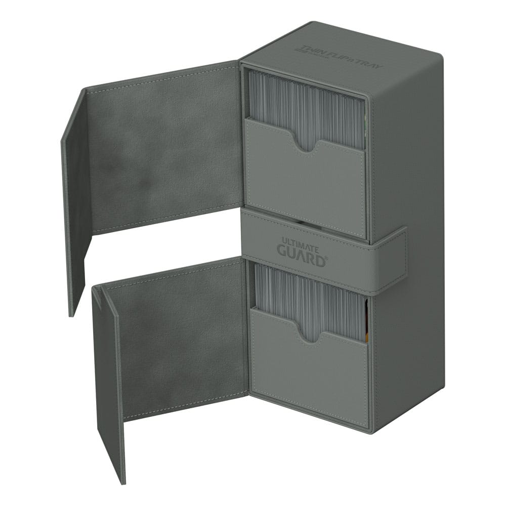 Ultimate Guard Twin Flip'n'Tray 266+ Xenoskin Grey Ultimate Guard