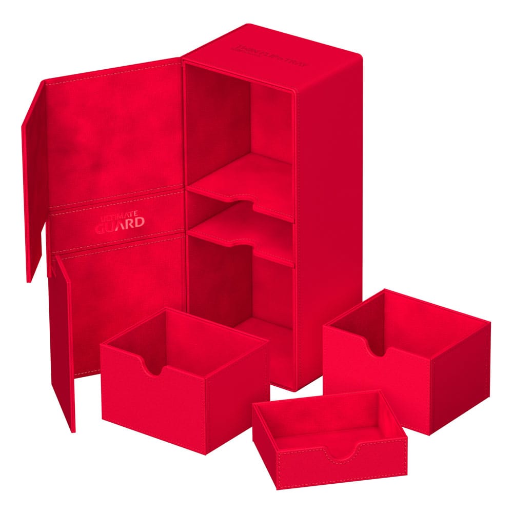Ultimate Guard Twin Flip'n'Tray 266+ Xenoskin Red Ultimate Guard