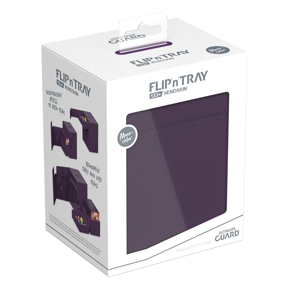 Ultimate Guard Flip'n'Tray 133+ Xenoskin Purple Ultimate Guard