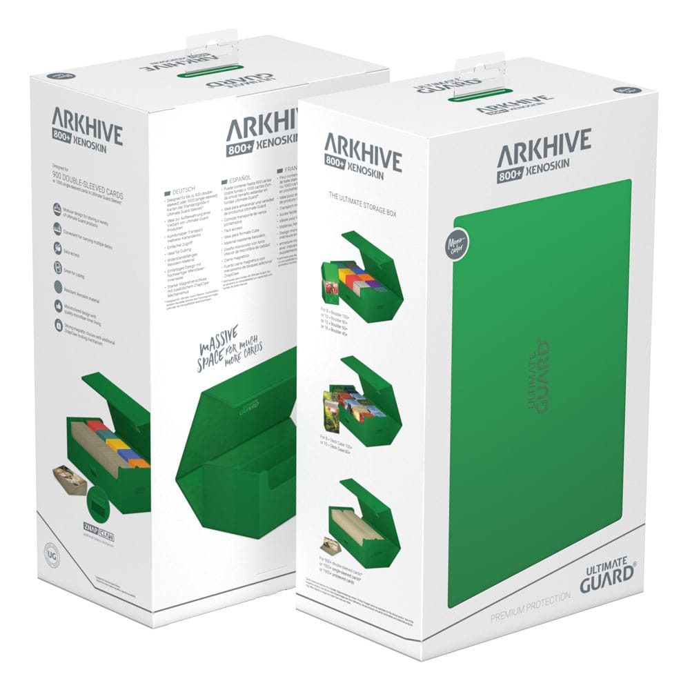 Ultimate Guard Arkhive 800+ Xenoskin Green Ultimate Guard