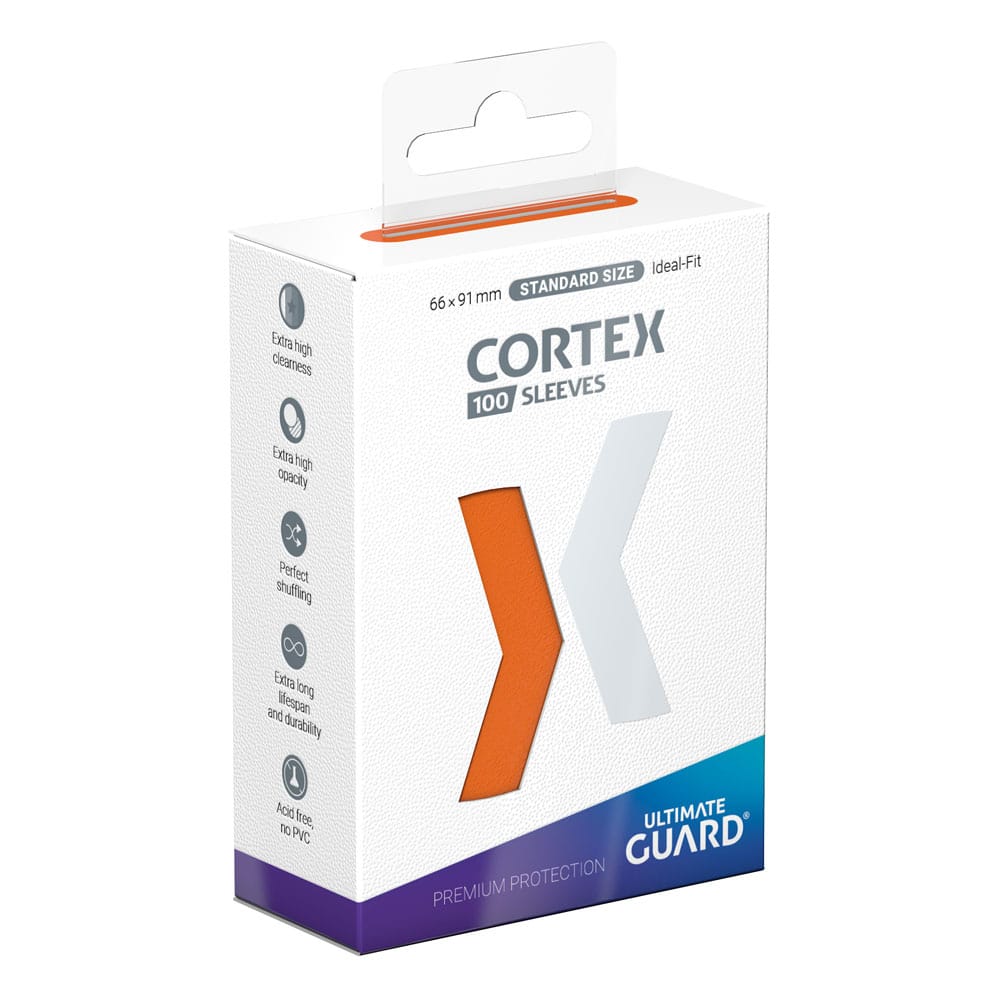Ultimate Guard Cortex Sleeves Standard Size 100 Orange Ultimate Guard