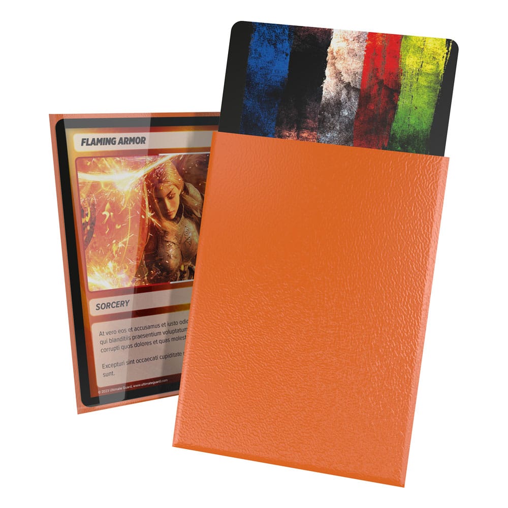 Ultimate Guard Cortex Sleeves Standard Size 100 Orange Ultimate Guard