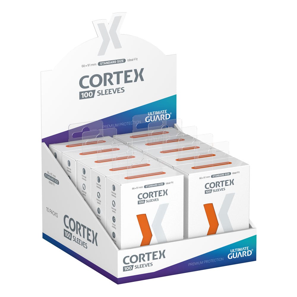 Ultimate Guard Cortex Sleeves Standard Size 100 Orange Ultimate Guard