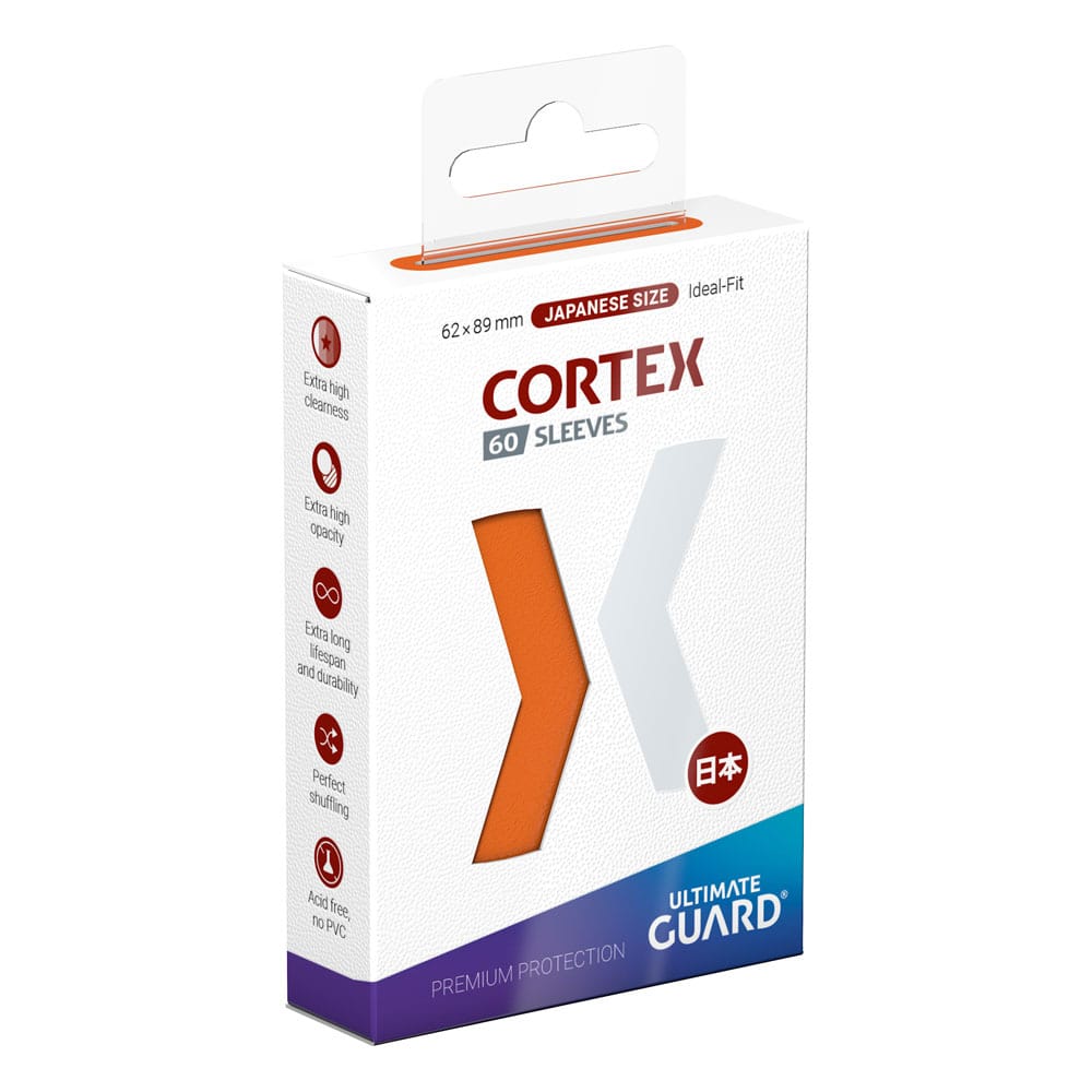 Ultimate Guard Cortex Sleeves Japanese Size 60 Orange Ultimate Guard