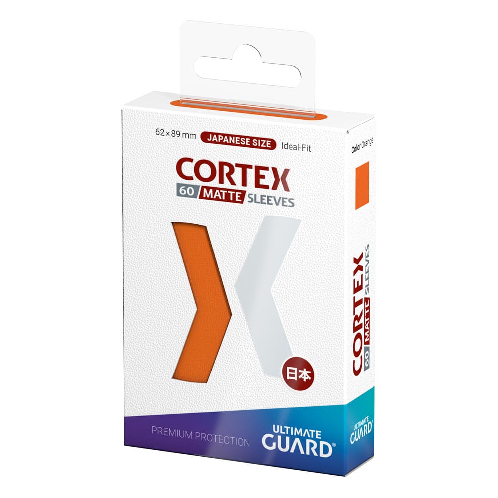 Ultimate Guard Cortex Sleeves Matte Japanese Size 60 Orange Ultimate Guard