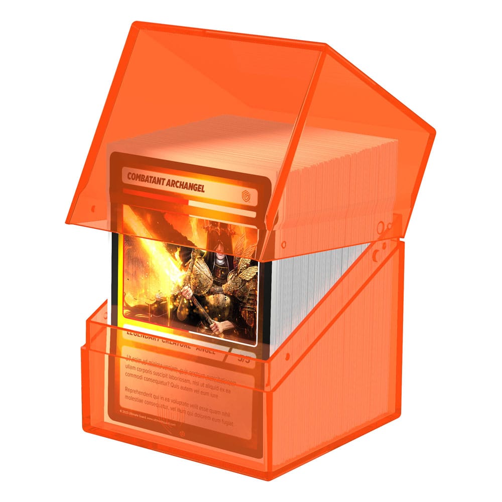 Ultimate Guard Boulder 100+ Clear Poppy Topaz Ultimate Guard