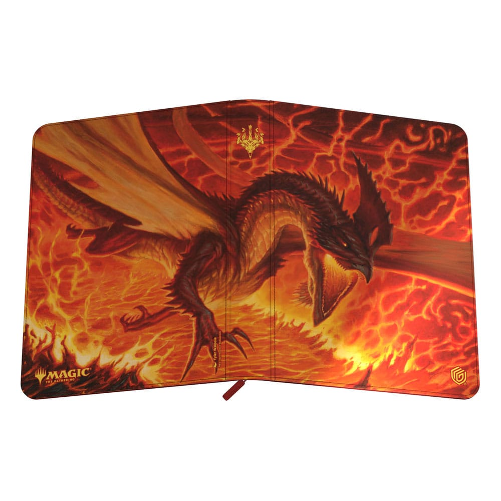 Ultimate Guard Zipfolio 360 Xenoskin Magic The Gathering "Tarkir Dragonstorm" Magmatic Hellkite Ultimate Guard