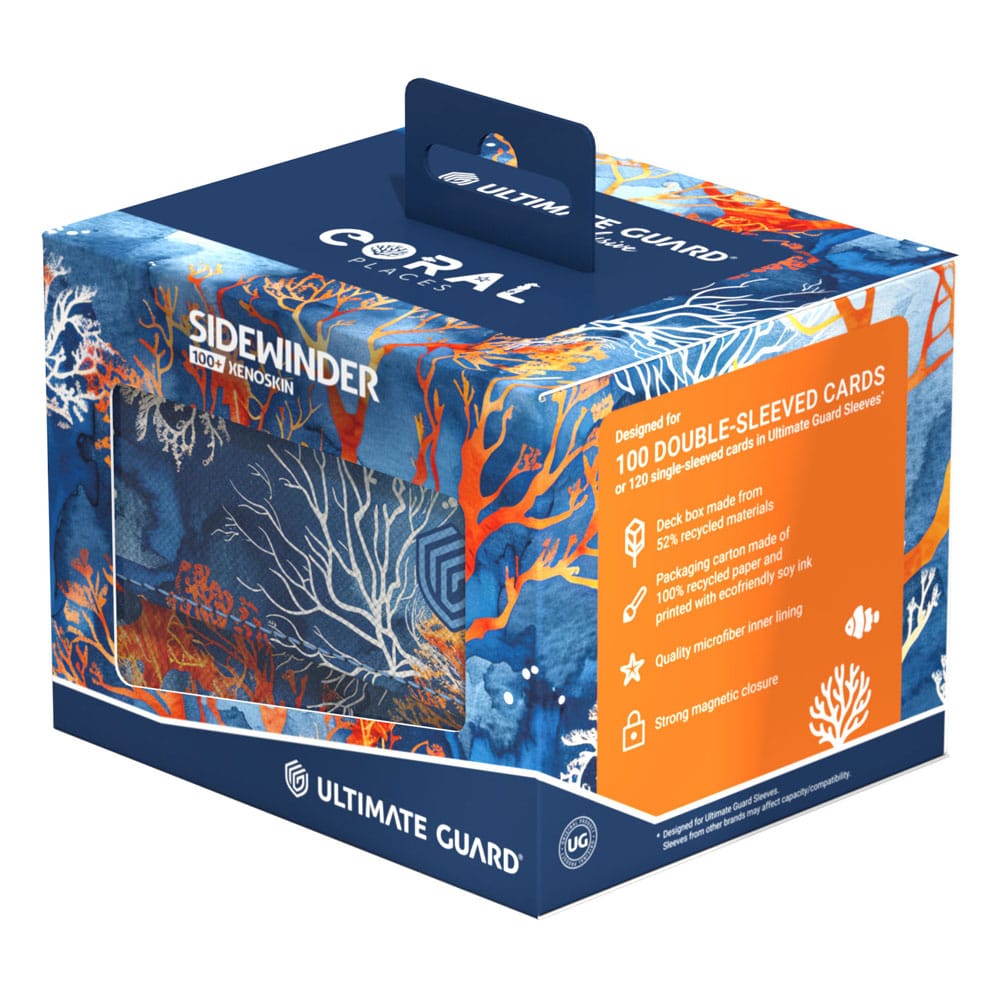 Ultimate Guard Sidewinder 100+ Xenoskin 2025 Exclusive "Coral Places" Fiery Reef Ultimate Guard