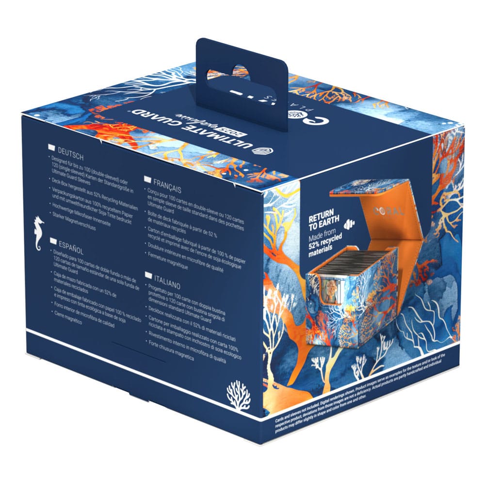 Ultimate Guard Sidewinder 100+ Xenoskin 2025 Exclusive "Coral Places" Fiery Reef Ultimate Guard