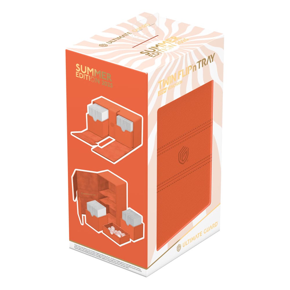 Ultimate Guard Twin Flip'n'Tray 200+ Xenoskin "Summer Edition 2025" Peach Ultimate Guard