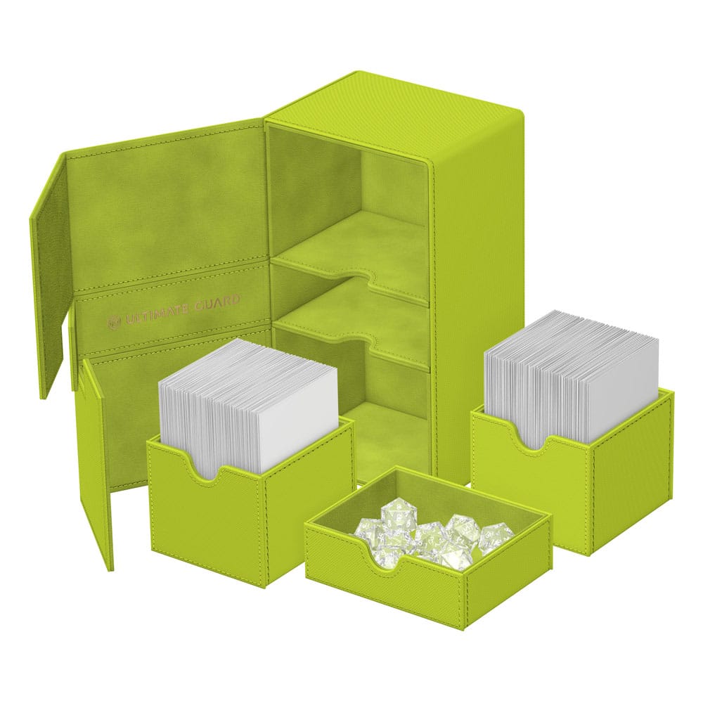 Ultimate Guard Twin Flip'n'Tray 200+ Xenoskin "Summer Edition 2025" Lime Ultimate Guard