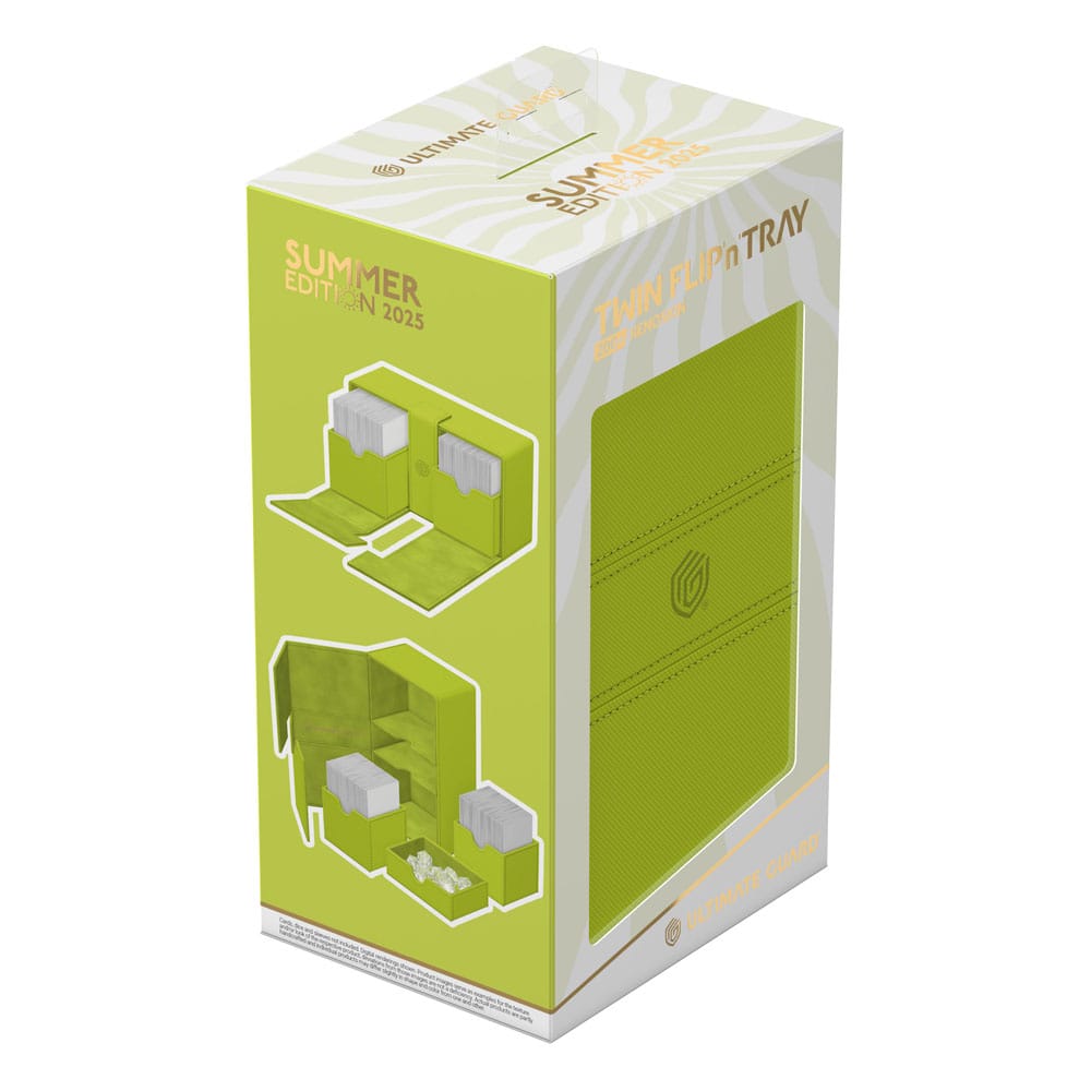 Ultimate Guard Twin Flip'n'Tray 200+ Xenoskin "Summer Edition 2025" Lime Ultimate Guard