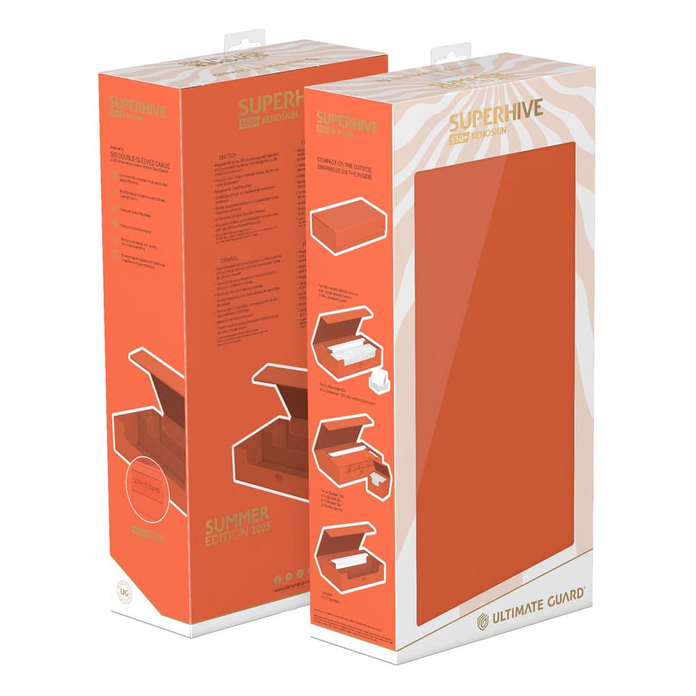 Ultimate Guard Superhive 550+ Xenoskin "Summer Edition 2025" Peach Ultimate Guard