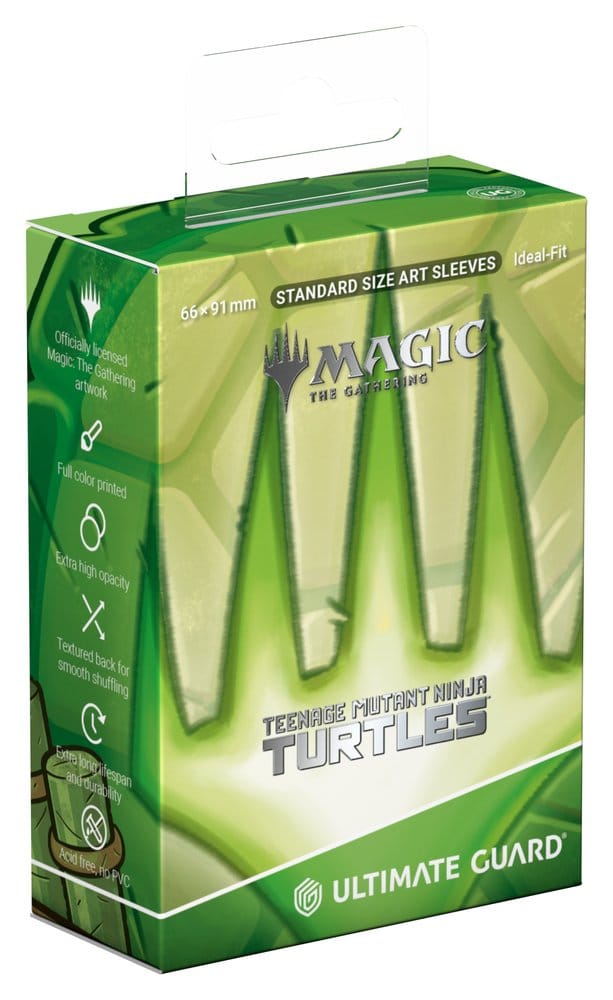 Ultimate Guard Art Sleeves Magic The Gathering | Teenage Mutant Ninja Turtles Turtle Planeswalker Symbol Ultimate Guard