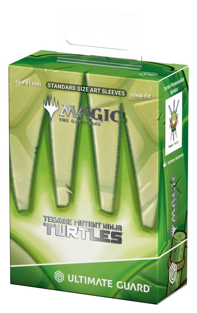 Ultimate Guard Art Sleeves Magic The Gathering | Teenage Mutant Ninja Turtles Turtle Planeswalker Symbol Ultimate Guard