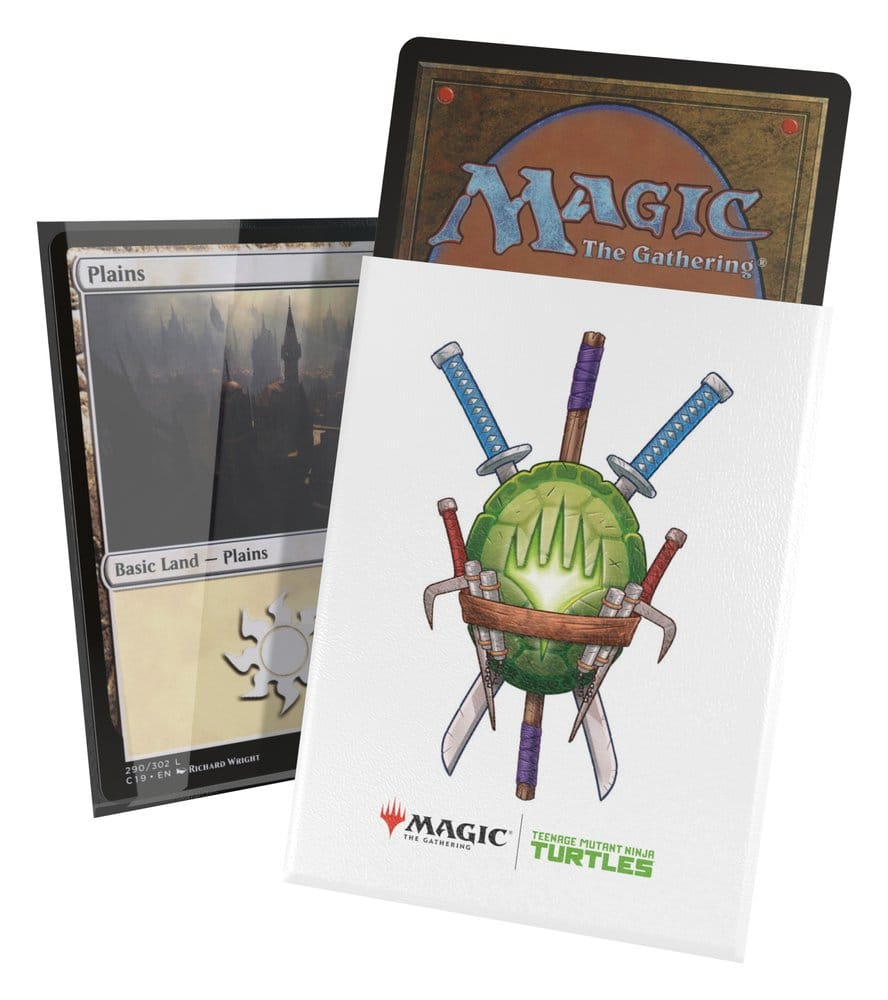 Ultimate Guard Art Sleeves Magic The Gathering | Teenage Mutant Ninja Turtles Turtle Planeswalker Symbol Ultimate Guard