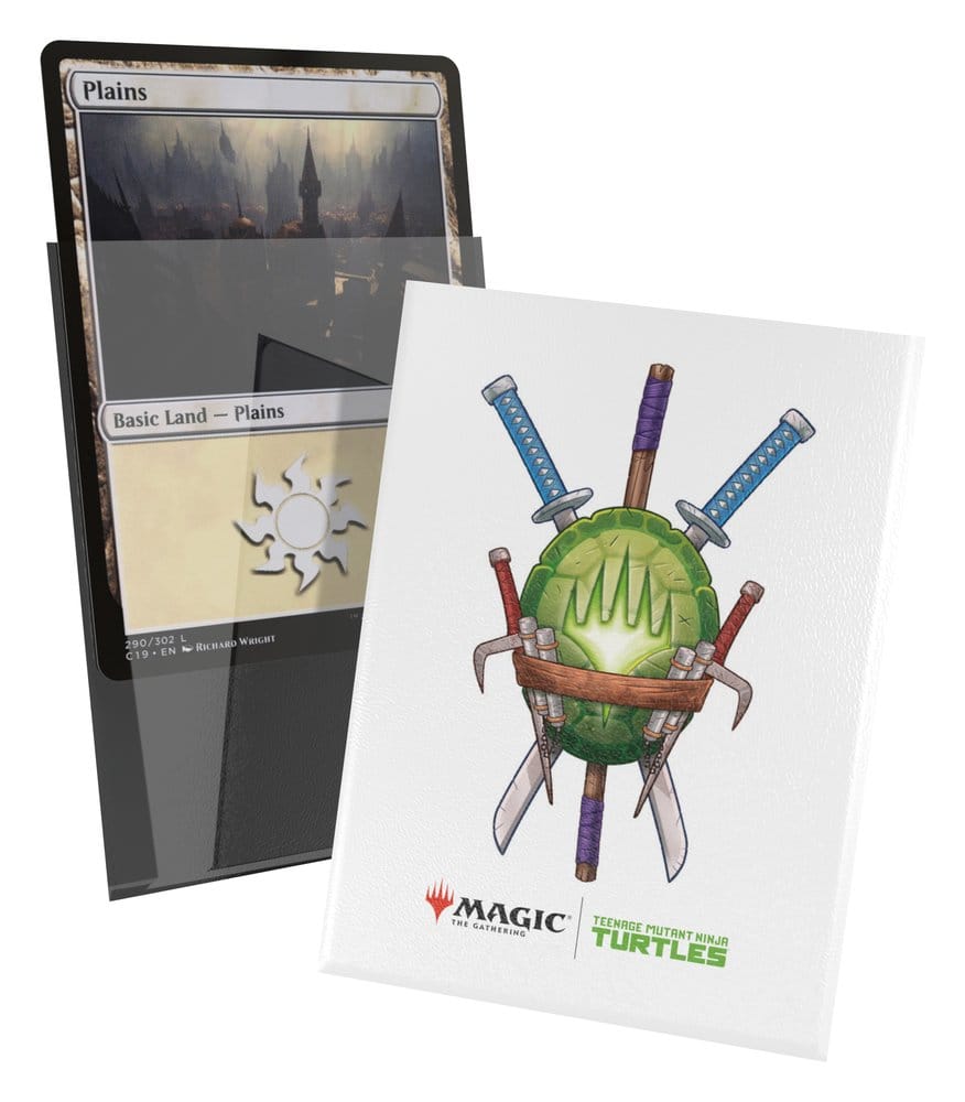 Ultimate Guard Art Sleeves Magic The Gathering | Teenage Mutant Ninja Turtles Turtle Planeswalker Symbol Ultimate Guard
