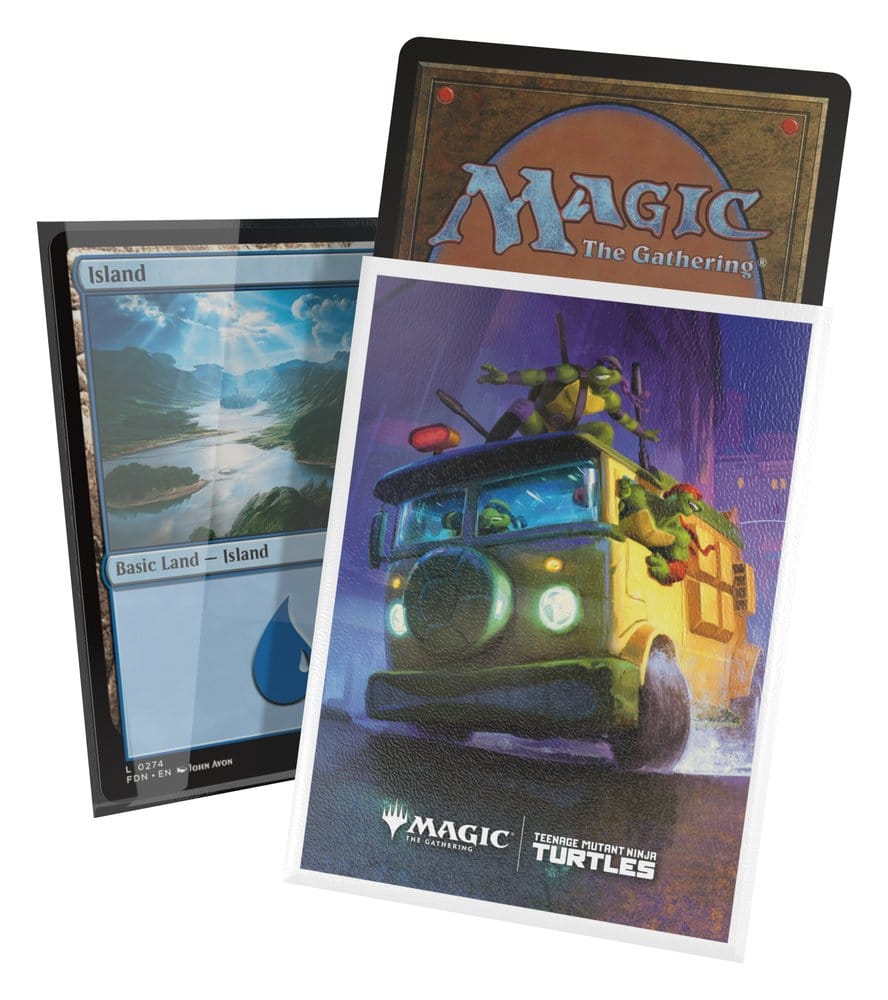 Ultimate Guard Art Sleeves Magic The Gathering | Teenage Mutant Ninja Turtles Turtle Van Ultimate Guard