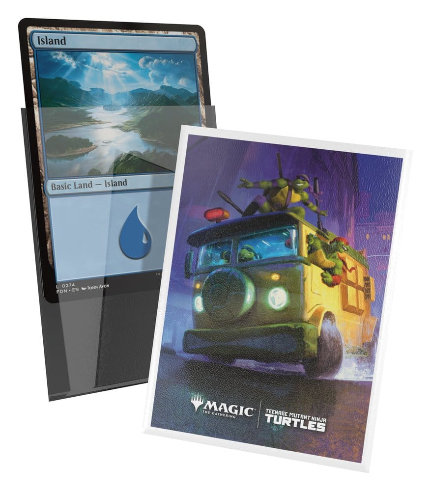 Ultimate Guard Art Sleeves Magic The Gathering | Teenage Mutant Ninja Turtles Turtle Van Ultimate Guard
