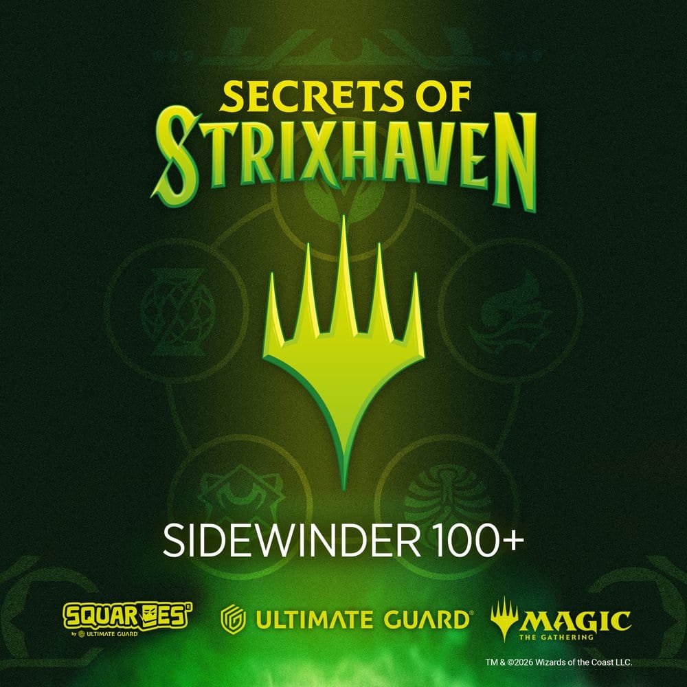 Ultimate Guard Sidewinder 100+ Xenoskin Magic The Gathering "Secrets of Strixhaven" White Rare Alternate Art Ultimate Guard