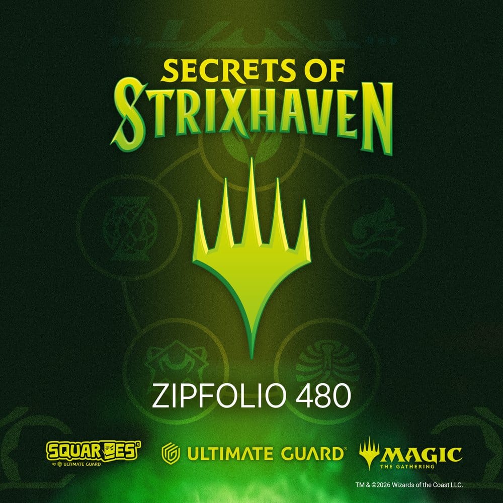 Ultimate Guard Zipfolio 480 Xenoskin Magic The Gathering "Secrets of Strixhaven" Silverquill Ultimate Guard
