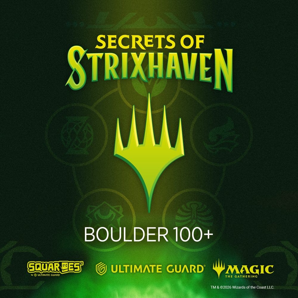 Ultimate Guard RTE Boulder 100+ Magic The Gathering "Secrets of Strixhaven" Prismari Ultimate Guard