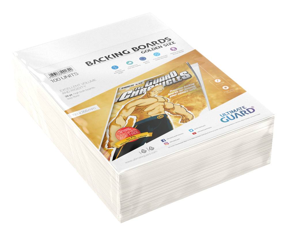 Ultimate Guard Comic Backing Boards 100 Golden Size Ultimate Guard