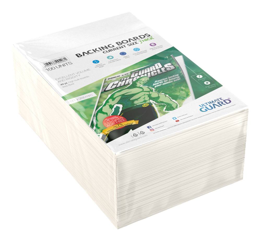 Ultimate Guard Comic Backing Boards 100 Current Size Thick Ultimate Guard
