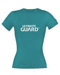 Ultimate Guard Ladies T Shirt Wordmark Petrol Blue Size S Ultimate Guard