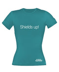 Ultimate Guard Ladies T Shirt Shields Up! Petrol Blue Size XL Ultimate Guard