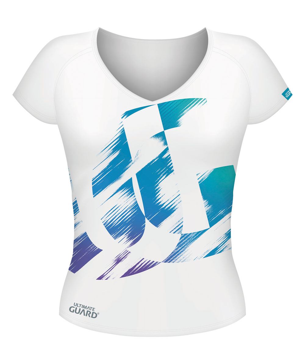 Ultimate Guard Ladies T Shirt UG Distressed White Size L Ultimate Guard